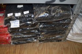 *Twenty Stretch Velour 132 cm Circular Table Cloths (Black)