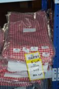 *Fifty Gingham Napkins (Red and White)