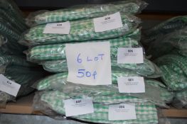 *Fifty Gingham Napkins (Green)