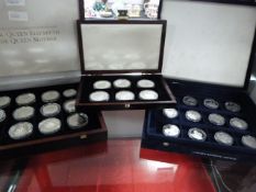 Queen Elizabeth and Queen Mother Commemorative Coins Mint and Cased, Royal Golden Wedding