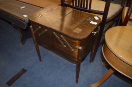 Sapeli Teak Sewing Box