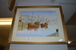 Framed Watercolour Signed and Dated 