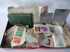 Tin Collection of Loose Stamps