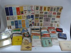 Collection of Cigarette Packets and Matchbox Packets