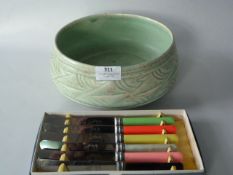 Flower Bowl and Cutlery