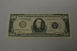 USA $500 Bill