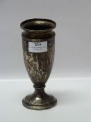 Hallmarked Silver Vase 