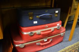 Three Antler Suitcases