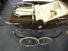 Coach Built Silver Cross Dolls Pram