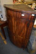 Half Round Mahogany Georgian Corner Cupboard