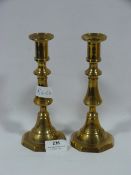 Pair of Brass Candlesticks