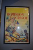 Framed Theater Pantomime Poster 