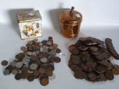 Two Tins of Old British Coins