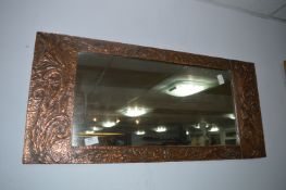 Arts and Crafts Copper Wall Mirror