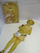 Shirley Temple Cutout Cardboard Doll with Clothing 33