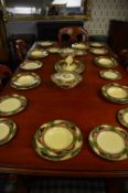 Large Myott Son & Co. Dinner Service 
