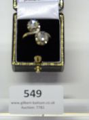 18cT Gold 1.50cT Diamond Set Ring