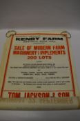 Auctioneers Posters For Kenby Farm Roos