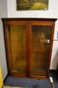 Glazed Mahogany Bookcase