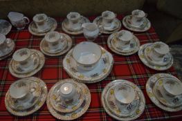 Floral Decorated Tea Service