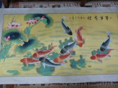 Large Unframed Print of Koi Carp