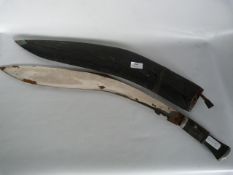 Middle Eastern Machete Sword in Sheath