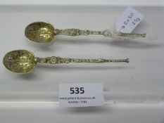 Pair of Silver Teaspoons 