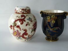 Masons Ginger Jar and Crown Devon Vase