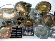 Box of Silver Plated Ware