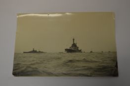 Photogragh of HMS Hood and Repulse 1922