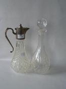 Two Glass Decanters