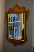 Early 1900's Mahogany Framed Wall Mirror