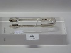 Hallmarked Silver Sugar Tongs 