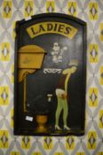 Wall Mounted Ladies Toilet Board
