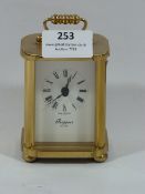 Small Brass Rapport Carriage Clock