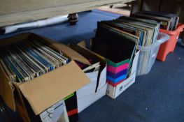 Large Collection of 80's LP Records, 12