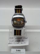 1970's Sicura Jump Hour Wristwatch
