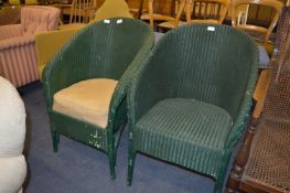 Pair of Lloyd Loom Armchairs