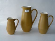 Denby Graduated Set of Three Jugs
