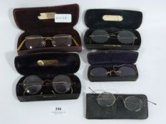 Collection of Gold Plated Spectacles