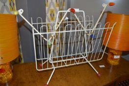 1960's Coat Hook and Magazine Rack