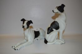 Pair of Greyhound Figurines