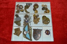 Military Cap Badges, Pins and Buttons