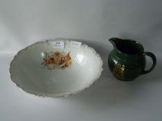 King George Commemorative Ware 1911 and a Wade Jug