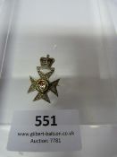 The King's Royal Rifle Corps Pin Badge