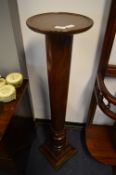 Mahogany Pedestal Plant Stand