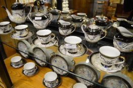 Thirty Six Piece Dragon Pattern Tea and Coffee Service