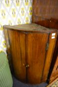 Half Round Georgian Corner Cupboard