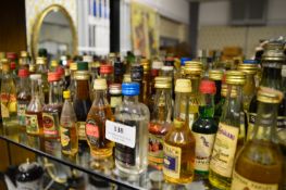 Large Selection of Miniature Liqueurs and Spirits