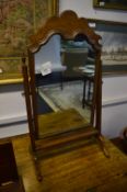 Walnut Toilet Mirror